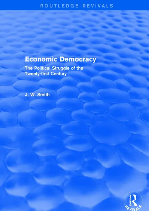 Cover of Economic Democracy