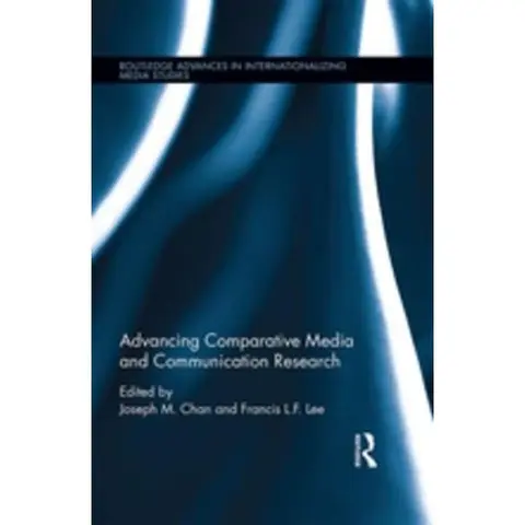 Cover of Advancing Comparative Media and Communication Research