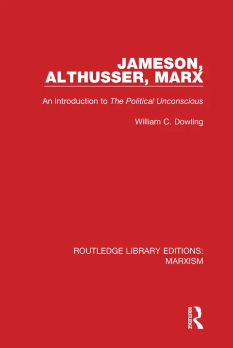 Cover of Jameson, Althusser, Marx