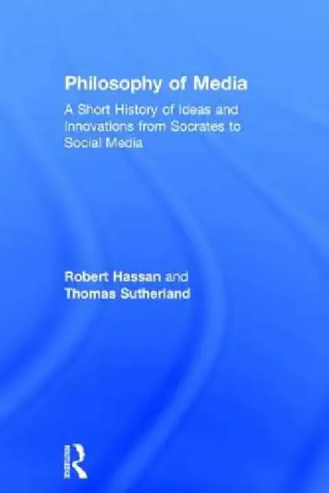 Cover of Philosophy of Media