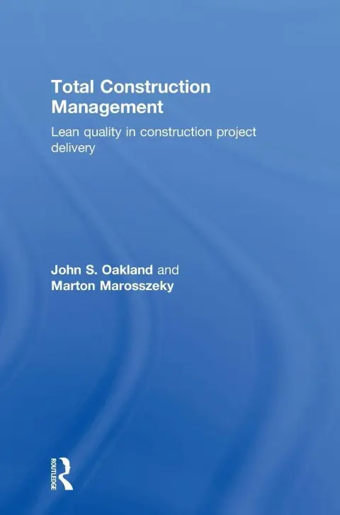 Cover of Total Construction Management