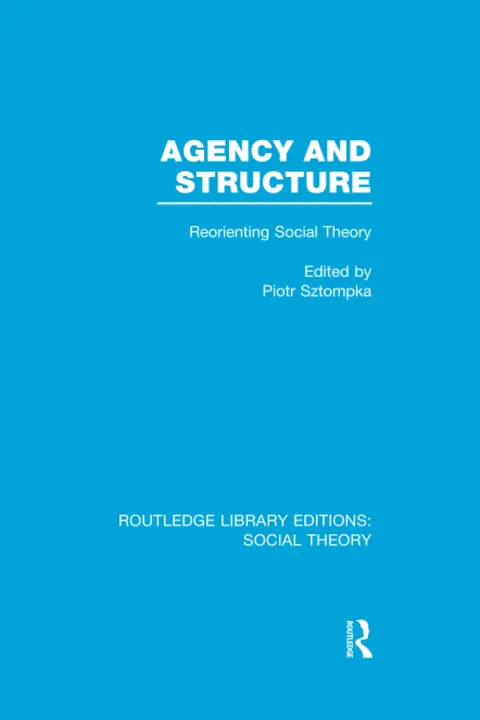 Cover of Agency and Structure