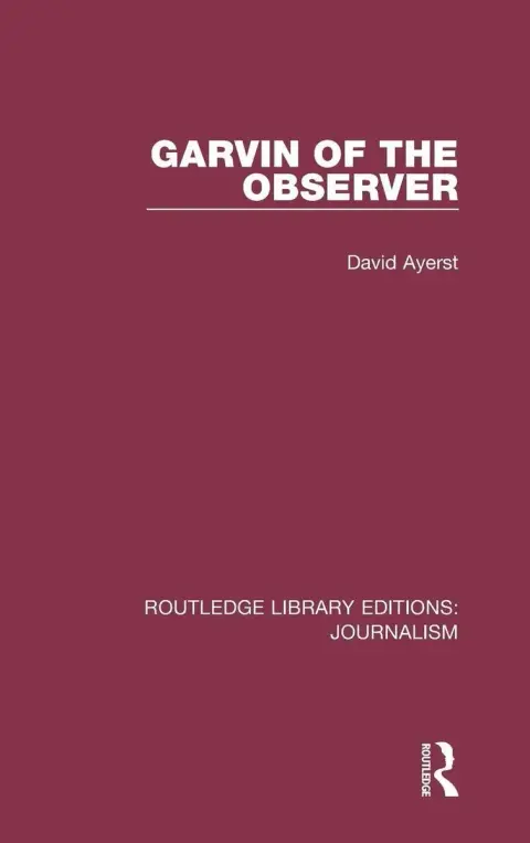 Cover of Garvin of the Observer