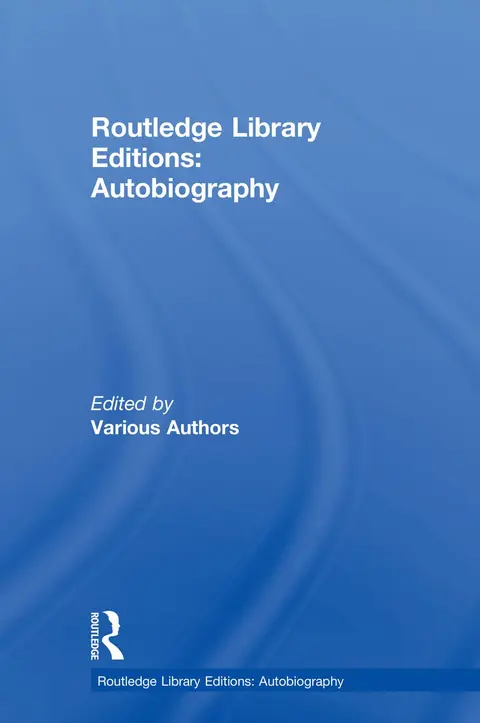 Cover of Routledge Library Editions