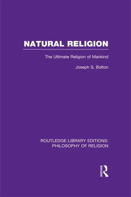 Cover of Natural Religion