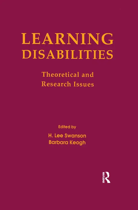Cover of Learning Disabilities