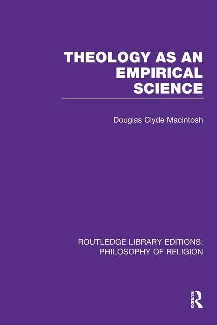 Cover of Theology as an Empirical Science