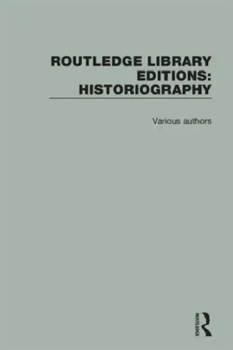 Cover of Historiography