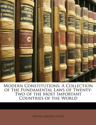 Cover of Modern Constitutions