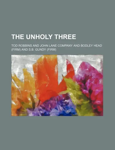 Cover of The Unholy Three