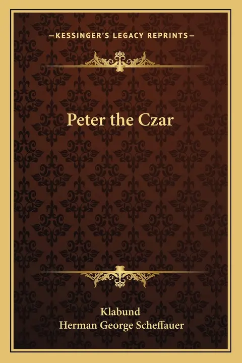 Cover of Peter the Czar