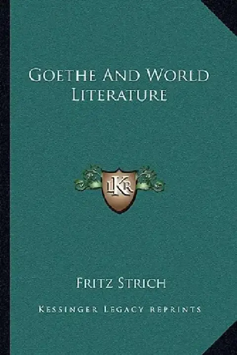 Cover of Goethe and World Literature