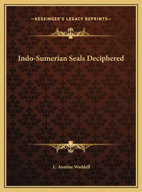 Cover of Indo-Sumerian Seals Deciphered
