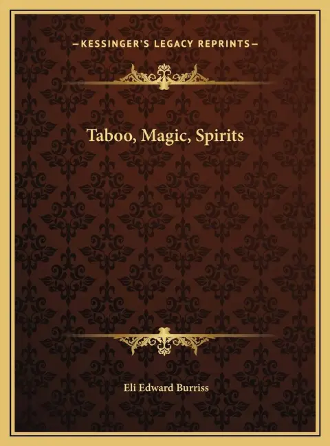 Cover of Taboo, Magic, Spirits Taboo, Magic, Spirits
