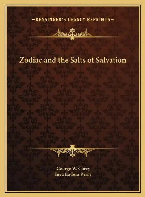 Cover of Zodiac and the Salts of Salvation