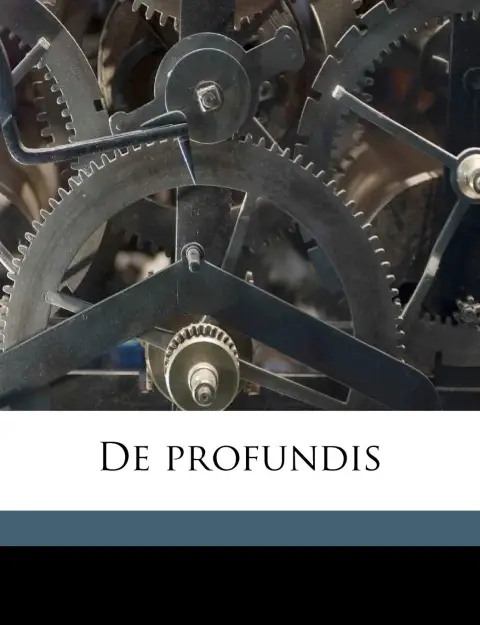 Cover of de Profundis