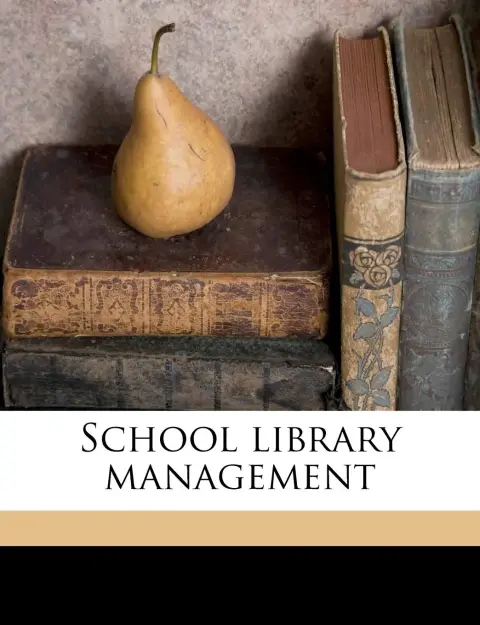 Cover of School Library Management