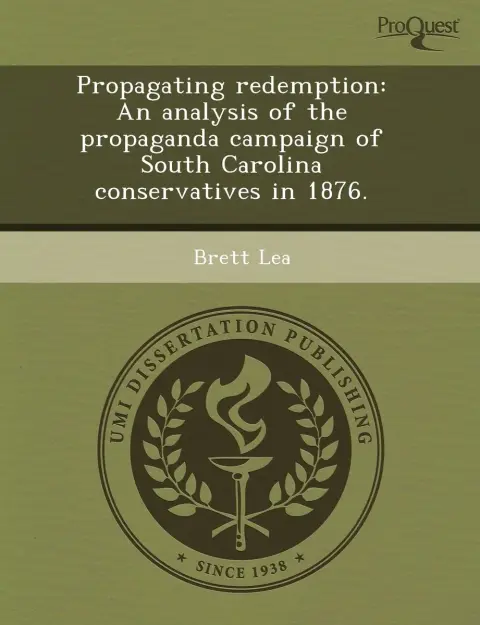Cover of Propagating Redemption