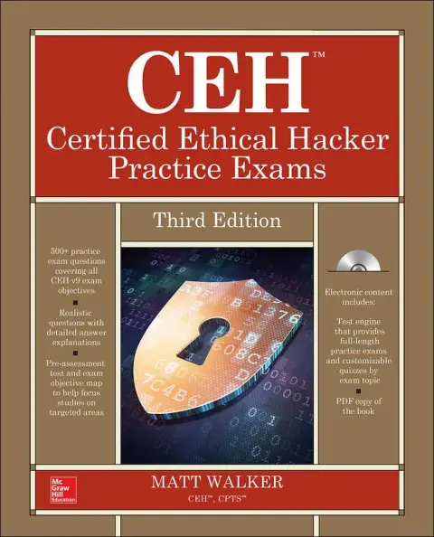 Cover of CEH Certified Ethical Hacker Practice Exams, Third Edition