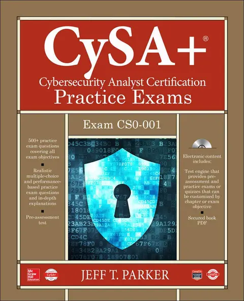 Cover of Comptia Cysa+ Cybersecurity Analyst Certification Practice Exams