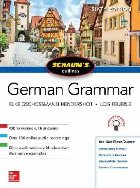 Cover of Schaum's Outline of German Grammar, Sixth Edition