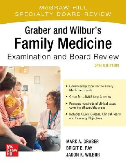 Cover of Graber and Wilbur's Family Medicine Examination and Board Review, Fifth Edition