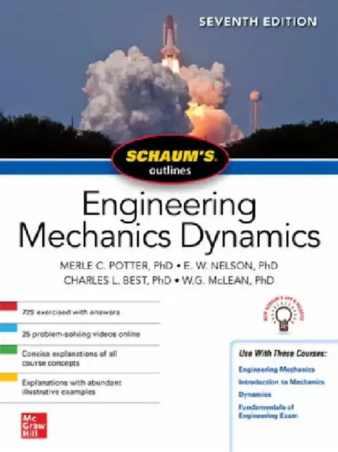 Cover of Schaum's Outline of Engineering Mechanics Dynamics, Seventh Edition