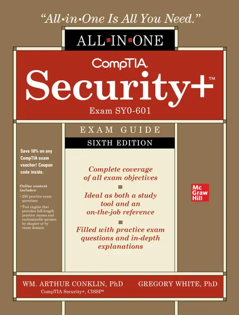 Cover of CompTIA Security+ All-in-One Exam Guide, Sixth Edition (Exam SY0-601)