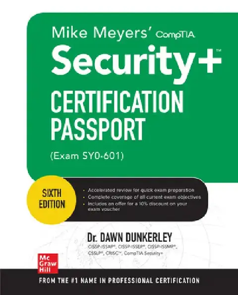 Cover of Mike Meyers' Comptia Security+ Certification Passport, Sixth Edition (Exam Sy0-601)