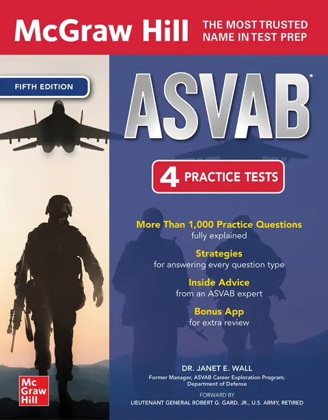 Cover of McGraw Hill ASVAB, Fifth Edition