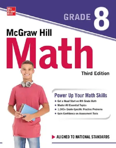Cover of McGraw Hill Math Grade 8, Third Edition