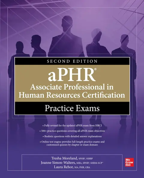 Cover of aPHR Associate Professional in Human Resources Certification Practice Exams, Second Edition
