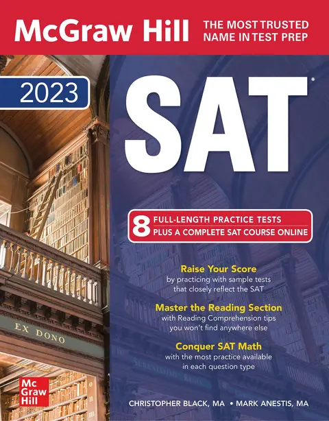 Cover of McGraw Hill SAT 2023