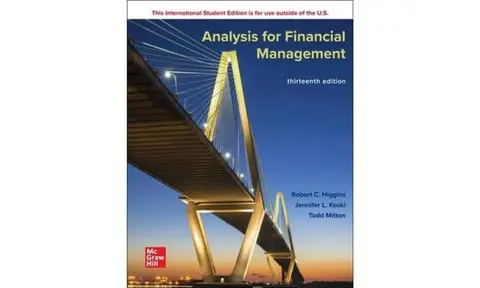 Cover of Analysis for Financial Management ISE