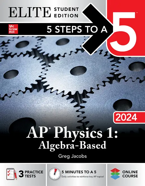 Cover of 5 Steps to a 5 AP Physics 1