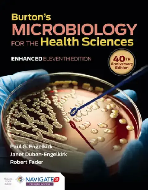 Cover of Burton's Microbiology for the Health Sciences, Enhanced Edition