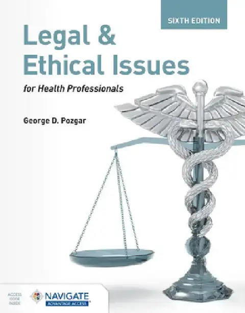 Cover of Legal and Ethical Issues for Health Professionals