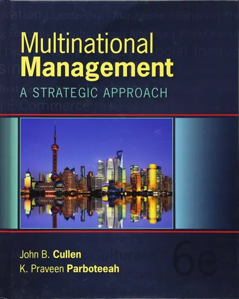 Cover of Multinational Management