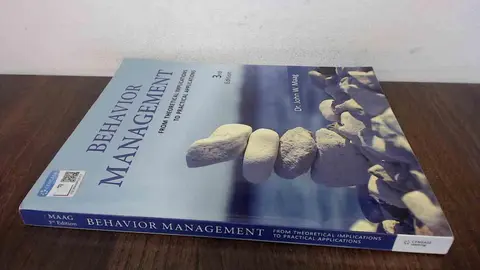 Cover of Behavior Management