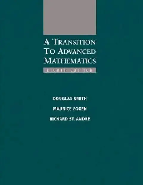 Cover of A Transition to Advanced Mathematics