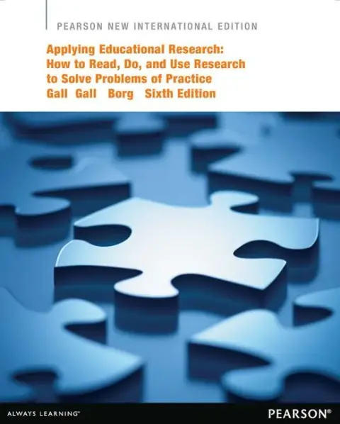 Cover of Applying Educational Research