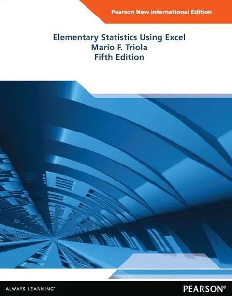Cover of Elementary Statistics Using Excel