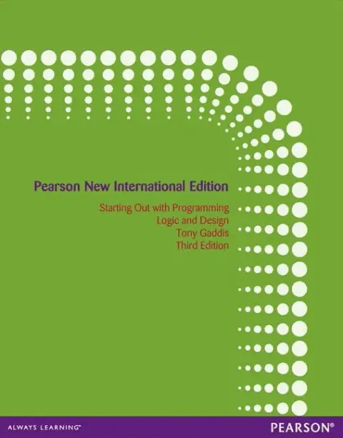 Cover of Starting Out with Programming Logic and Design