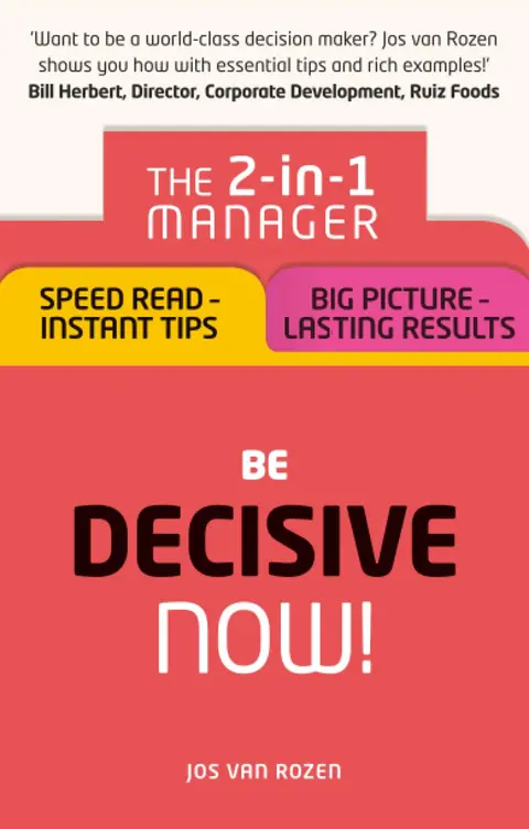 Cover of Be Decisive - Now!