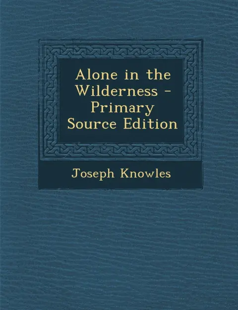 Cover of Alone in the Wilderness