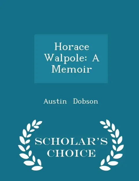 Cover of Horace Walpole