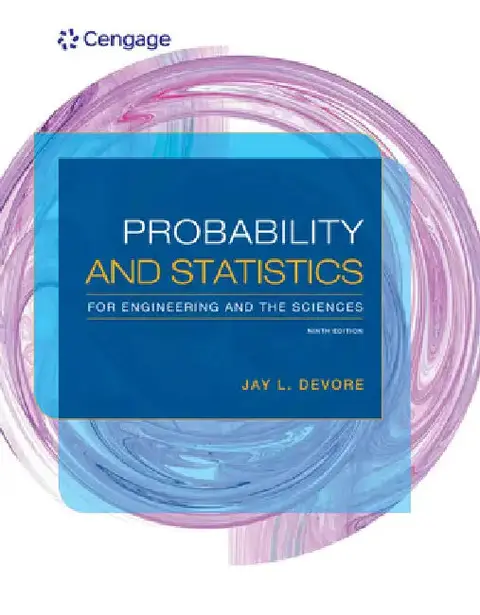 Cover of Probability and Statistics for Engineering and the Sciences