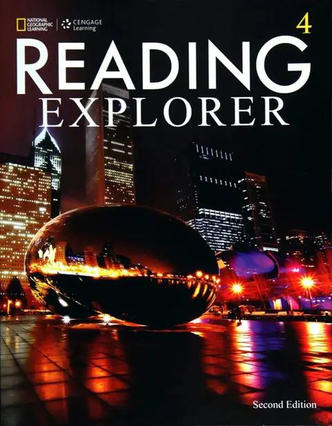 Cover of Reading Explorer 4 with Online Workbook