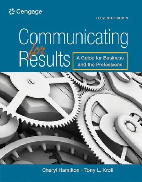 Cover of Communicating for Results