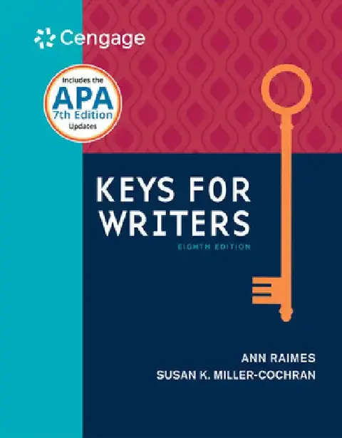 Cover of Keys for Writers (W/ Mla9e & Apa7e Updates)